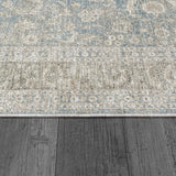 Dynamic Rugs Dharma 12040 Power Loomed Transitional Light Blue/Beige Rug - Pile