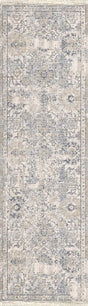 Dynamic Rugs Dharma 12041 Power Loomed Transitional Ivory/Beige Rug - Runner