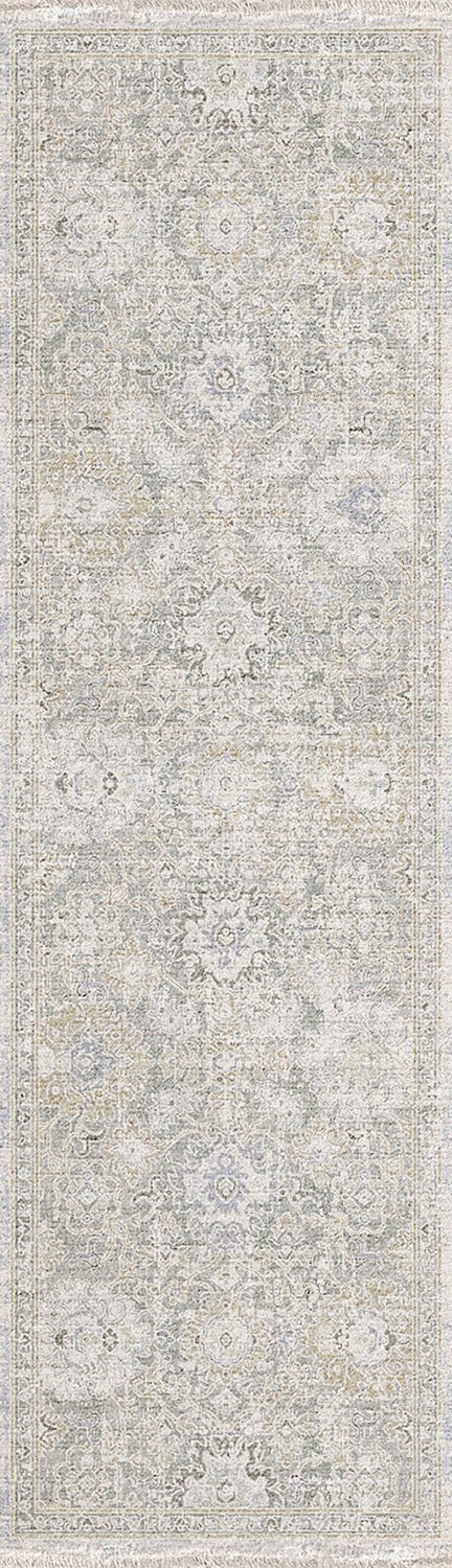Dynamic Rugs Dharma 12041 Power Loomed Transitional Light Beige/Grey Rug