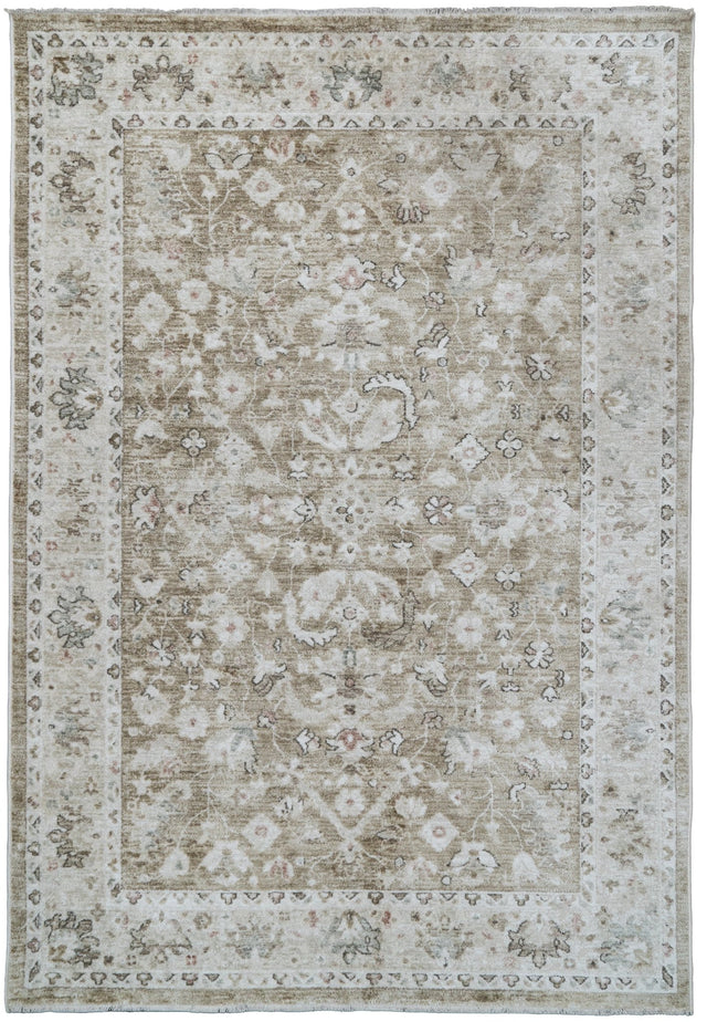 Dynamic Rugs Diamond 10285 Power Loomed Traditional Cream/Gold/Beige Rug