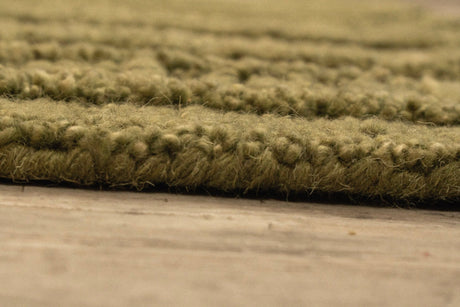 Dynamic Rugs Drift 18750 Handmade Modern Green Rug