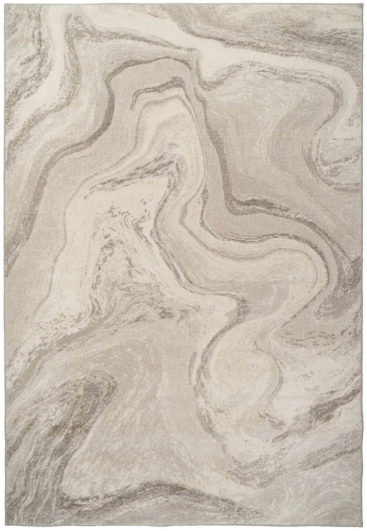 Dynamic Rugs Eclipse 63436 Power Loomed Modern Beige Rug - Rectangular