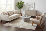 Dynamic Rugs Eclipse 63436 Power Loomed Modern Beige Rug - Room