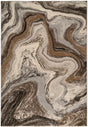 Dynamic Rugs Eclipse 63436 Power Loomed Modern Cream/Mocha Rug