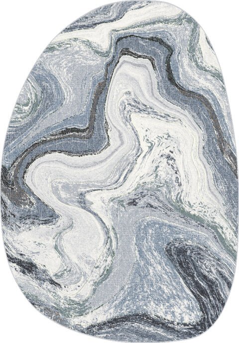 Dynamic Rugs Eclipse 63436 Power Loomed Modern Grey/Cream Rug