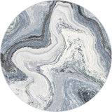 Dynamic Rugs Eclipse 63436 Power Loomed Modern Grey/Cream Rug
