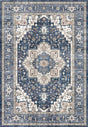 Dynamic Rugs Elise 6302 Power Loomed Traditional Navy/Ivory Rug