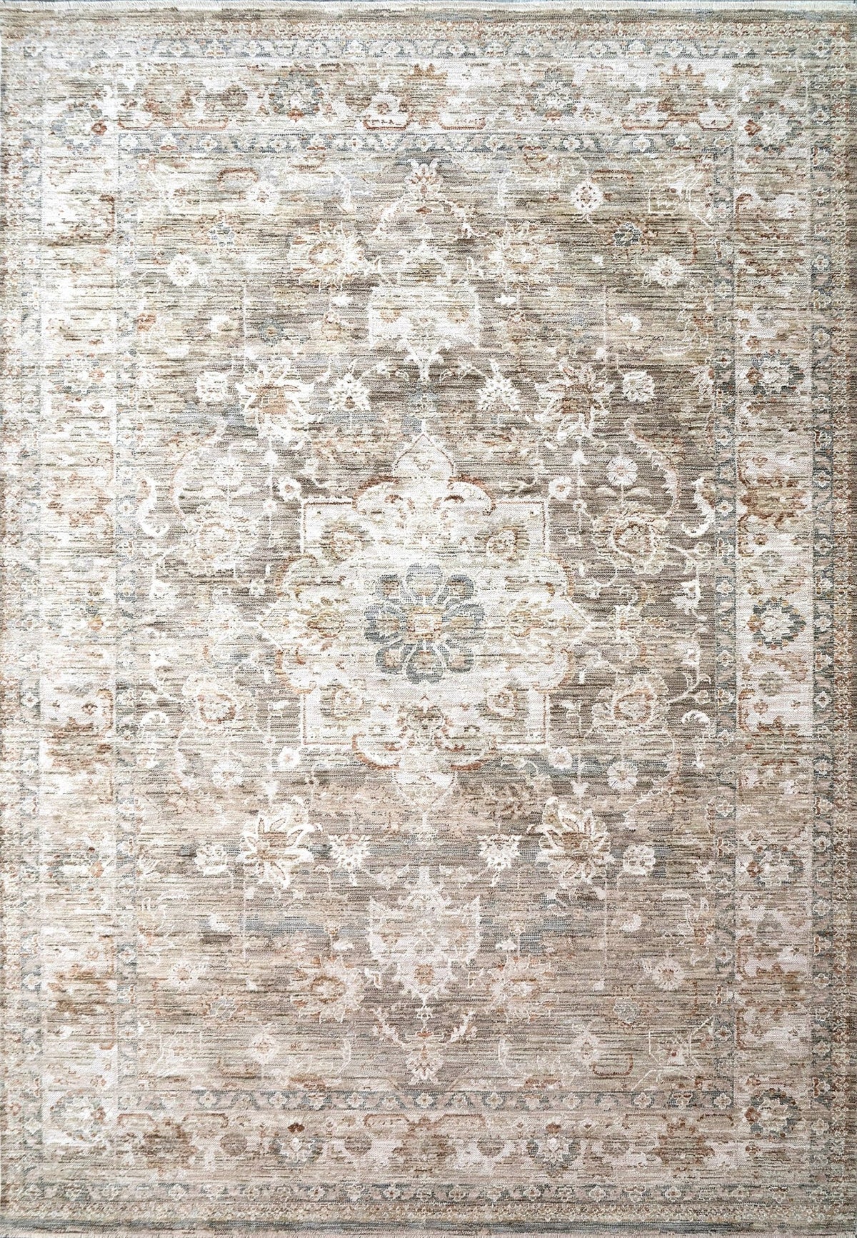 Dynamic Rugs Flare 14740 Power Loomed Traditional Beige/Grey/Ivory Rug