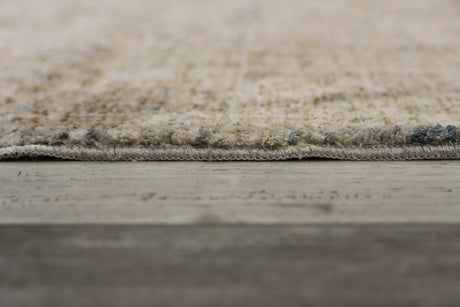 Dynamic Rugs Flare 14741 Power Loomed Traditional Beige/Ivory/Blue Rug