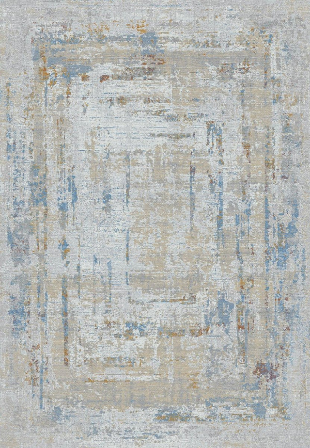 Dynamic Rugs Gold 1353 Cream/Silver/Gold/Blue Rugs.