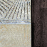 Dynamic Rugs Gold 1355 Cream/Silver/Gold Rugs.
