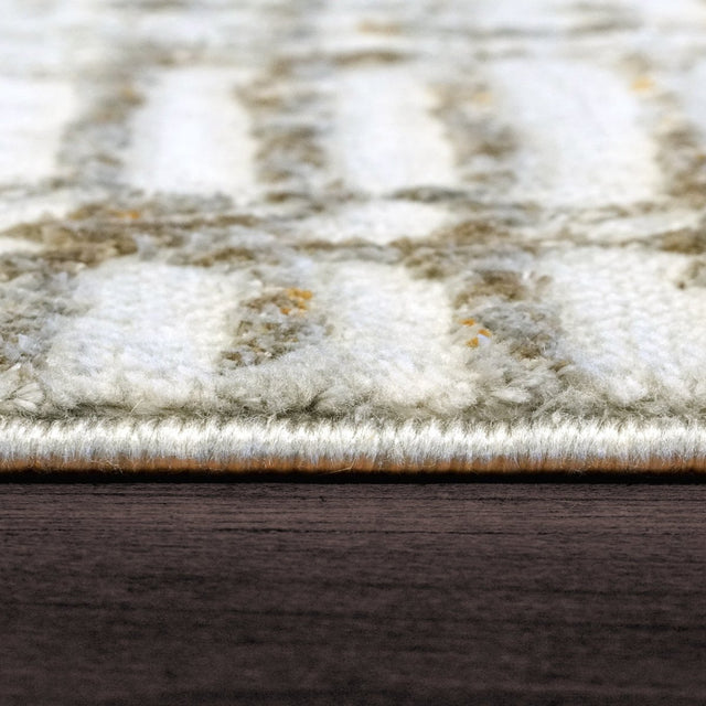 Dynamic Rugs Gold 1356 Cream/Silver/Gold Rugs.