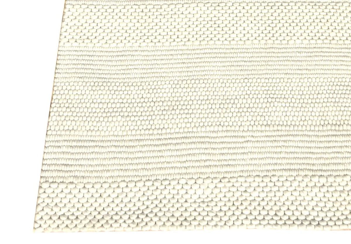 Dynamic Rugs Grove 6212 Handmade Modern Ivory Rug - Corner