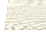 Dynamic Rugs Grove 6212 Handmade Modern Ivory Rug - Corner