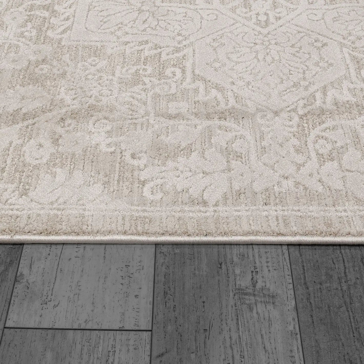 Dynamic Rugs Hamilton 10602 Power Loomed Traditional Cream Rug - Pile