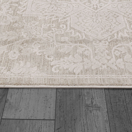Dynamic Rugs Hamilton 10602 Power Loomed Traditional Cream Rug