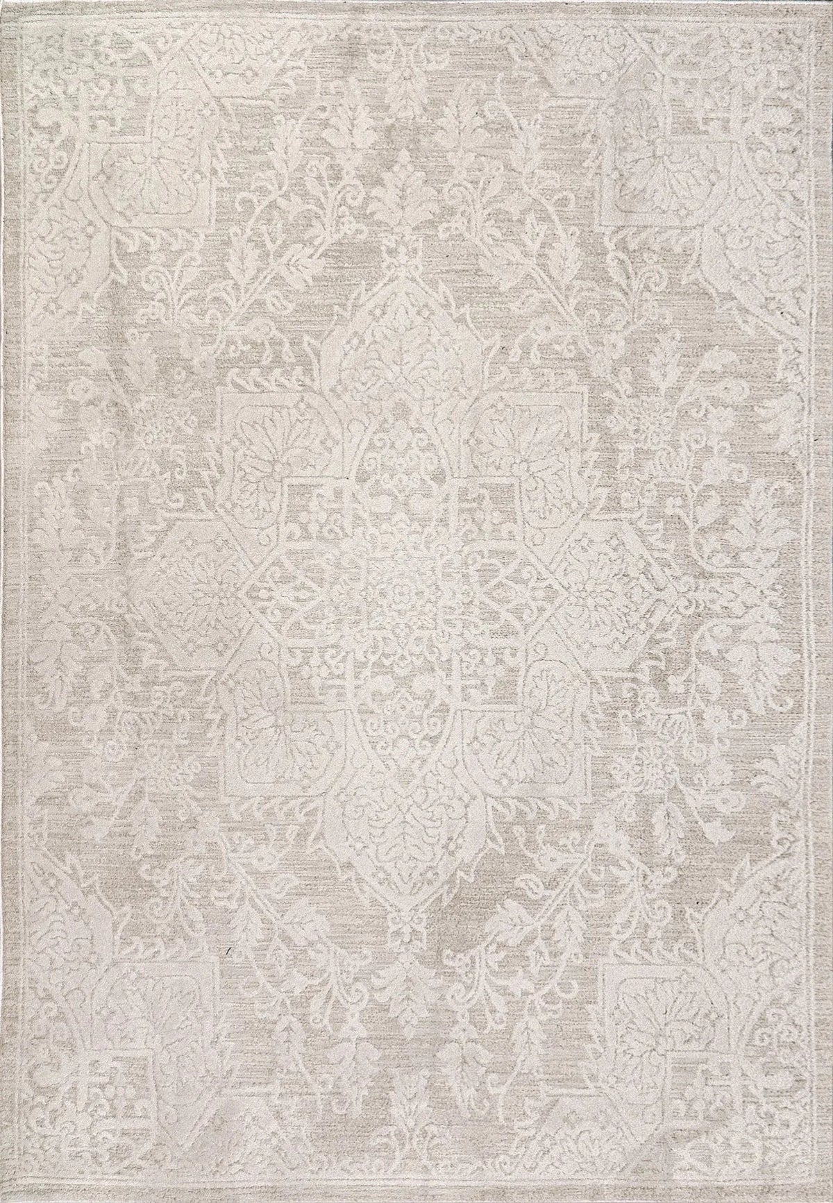 Dynamic Rugs Hamilton 10602 Power Loomed Traditional Cream Rug - Rectangular