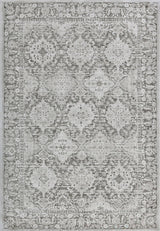 Dynamic Rugs Hamilton 10605 Power Loomed Traditional Grey/Dark Grey Rug