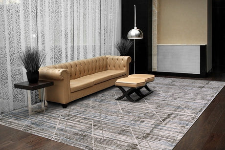 Dynamic Rugs Harlow 4801 Grey/Blue Rug.