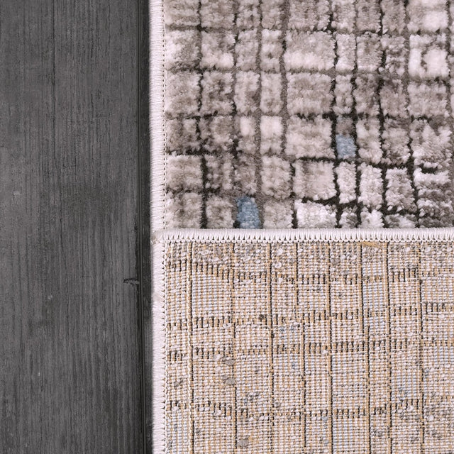 Dynamic Rugs Harlow 4808 Ivory/Grey/Blue Rug.