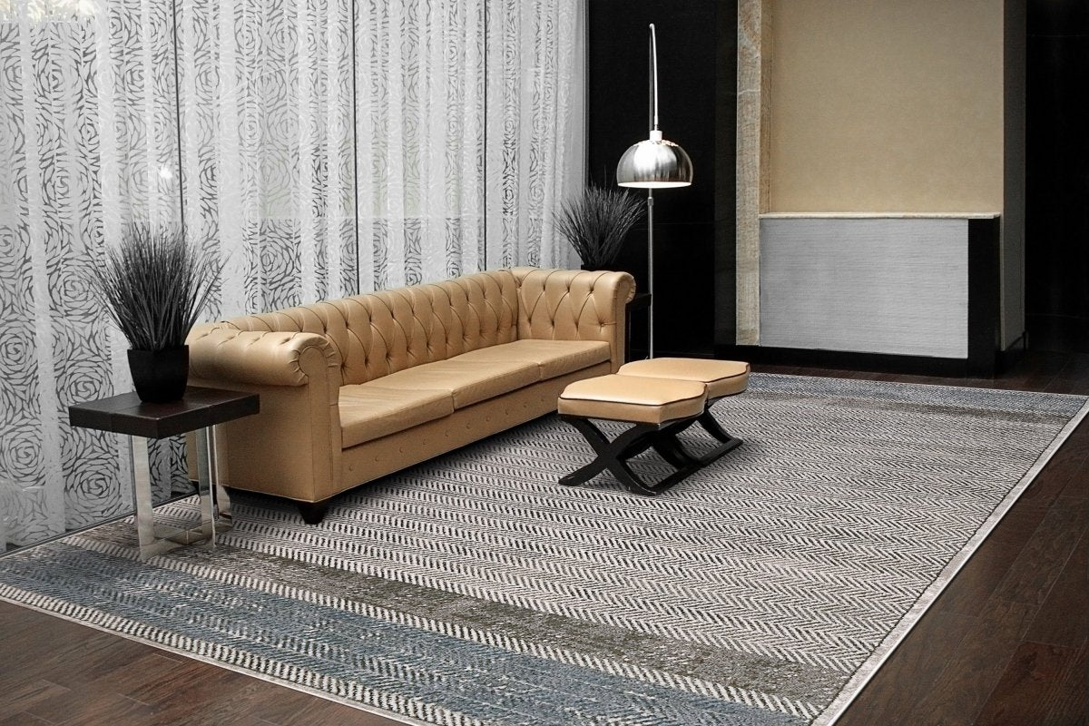 Dynamic Rugs Harlow 4809 Grey/Blue Rug.