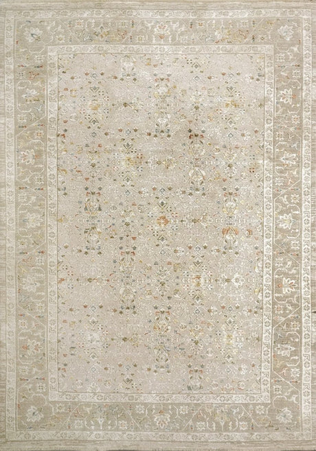 Dynamic Rugs Hudson 1451 Beige/Dark Beige Rug.