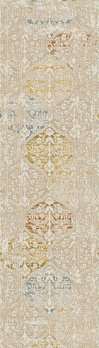 Dynamic Rugs Hudson 1452 Beige/Multi Rug.