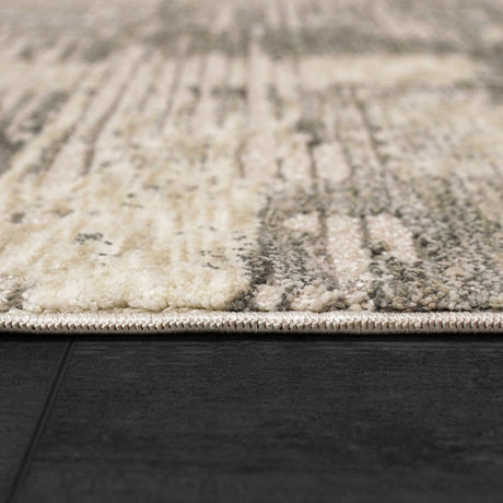 Dynamic Rugs Hudson 1454 Beige/Grey Rug.