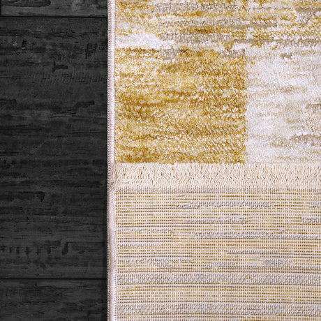 Dynamic Rugs Hudson 1454 Gold Rug.