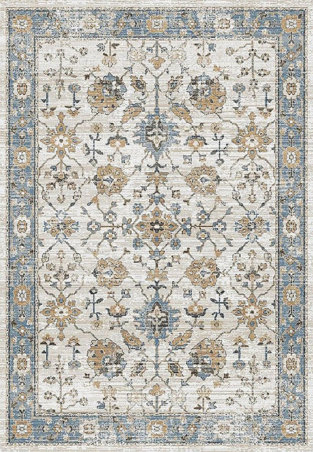 Dynamic Rugs Jazz 6790 Beige/Soft Ochre/Blue Rug.