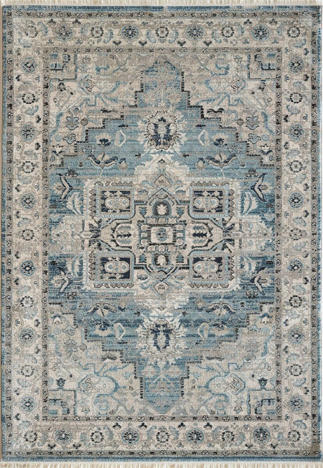 Dynamic Rugs Juno 6882 Light Blue / Cream Rugs.