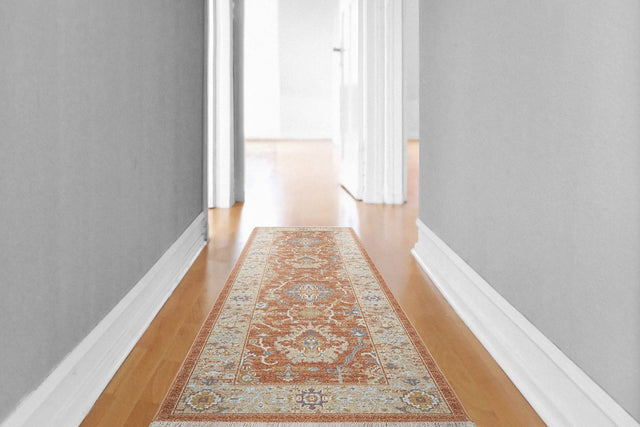 Dynamic Rugs Juno 6885 Power Loomed Traditional Rust/Ivory/Multi Rug