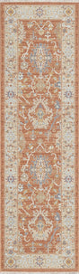 Dynamic Rugs Juno 6885 Power Loomed Traditional Rust/Ivory/Multi Rug