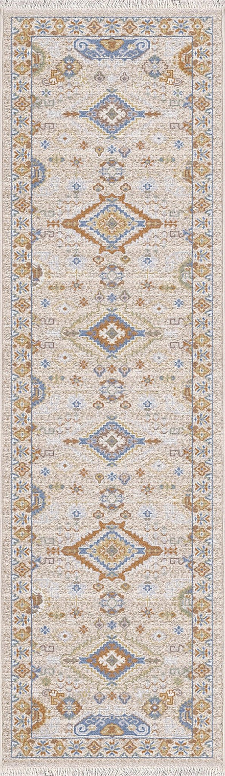 Dynamic Rugs Juno 6886 Power Loomed Traditional Ivory/Multi Rug