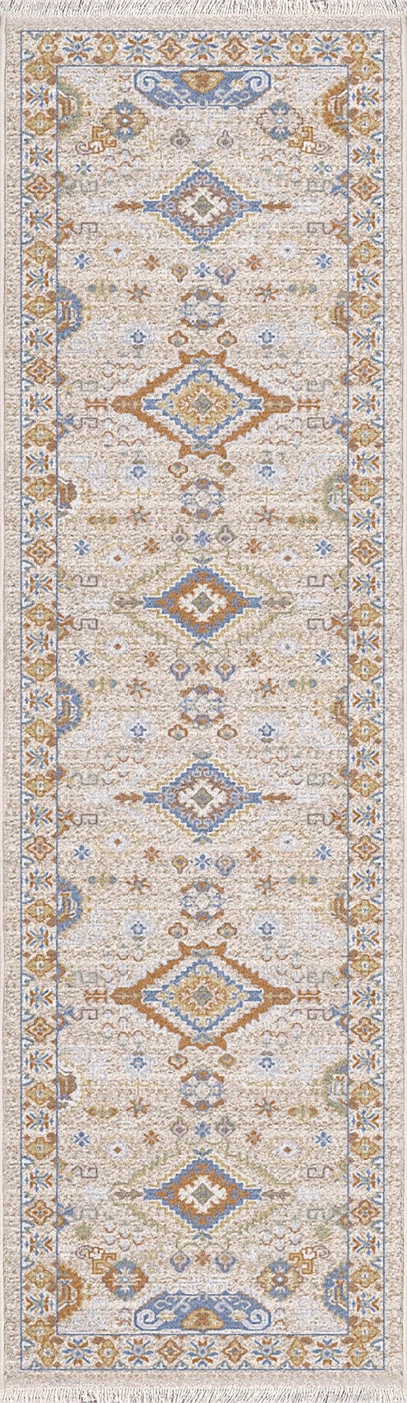 Dynamic Rugs Juno 6886 Power Loomed Traditional Ivory/Multi Rug
