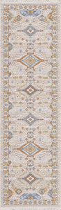 Dynamic Rugs Juno 6886 Power Loomed Traditional Ivory/Multi Rug