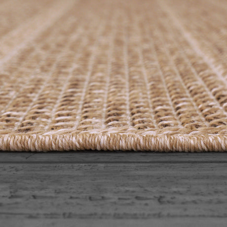 Dynamic Rugs Kenai 8771 Power Loomed Modern Natural Rug