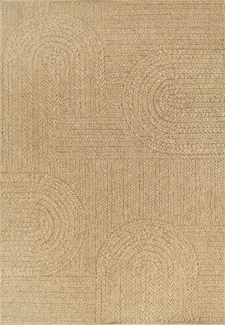 Dynamic Rugs Kenai 8772 Power Loomed Modern Natural Rug