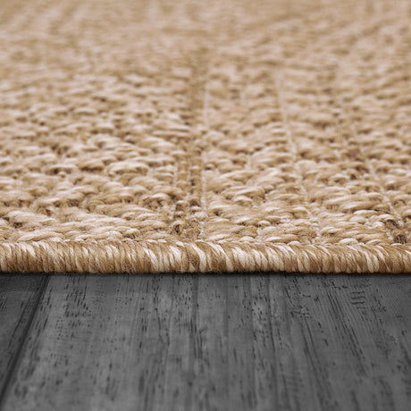 Dynamic Rugs Kenai 8772 Power Loomed Modern Natural Rug