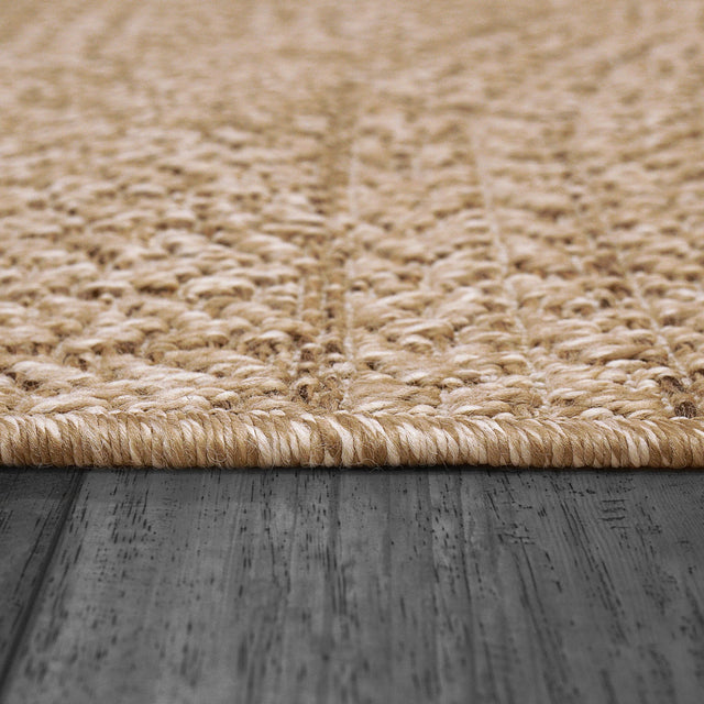 Dynamic Rugs Kenai 8772 Power Loomed Modern Natural Rug