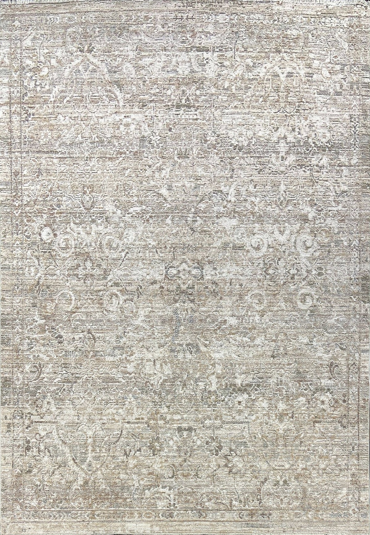Dynamic Rugs Kyra 13704 Power Loomed Transitional Cream/Grey Rug