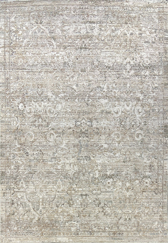 Dynamic Rugs Kyra 13704 Power Loomed Transitional Cream/Grey Rug