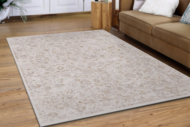 Dynamic Rugs Lara 14622 Power Loomed Traditional Beige/Cream Rug