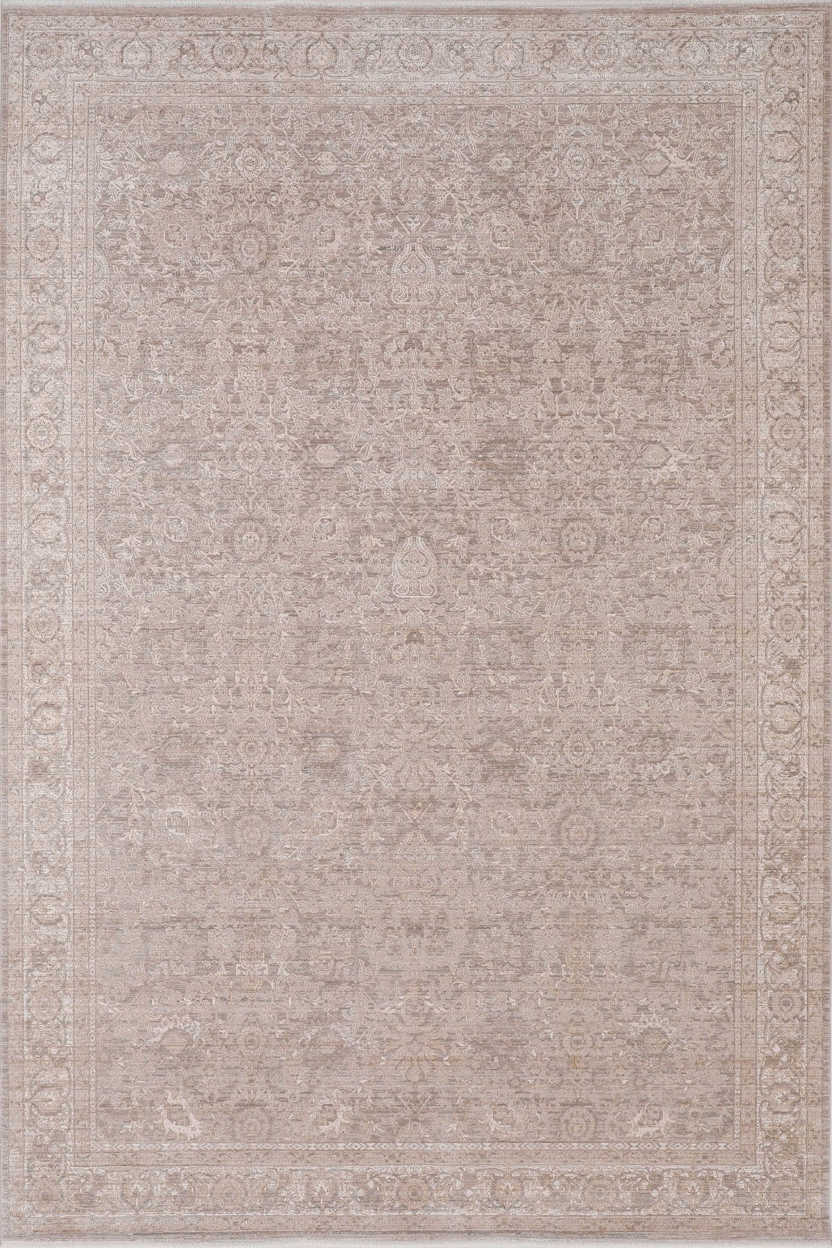 Dynamic Rugs Lara 14624 Power Loomed Traditional Beige/Cream/Grey Rug