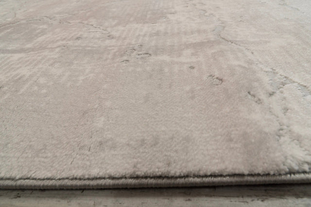 Dynamic Rugs Lazer 12676 Power Loomed Modern Light Grey Rug