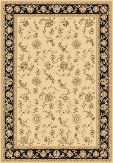 Dynamic Rugs Legacy 58017 Ivory  /  Black Rugs.