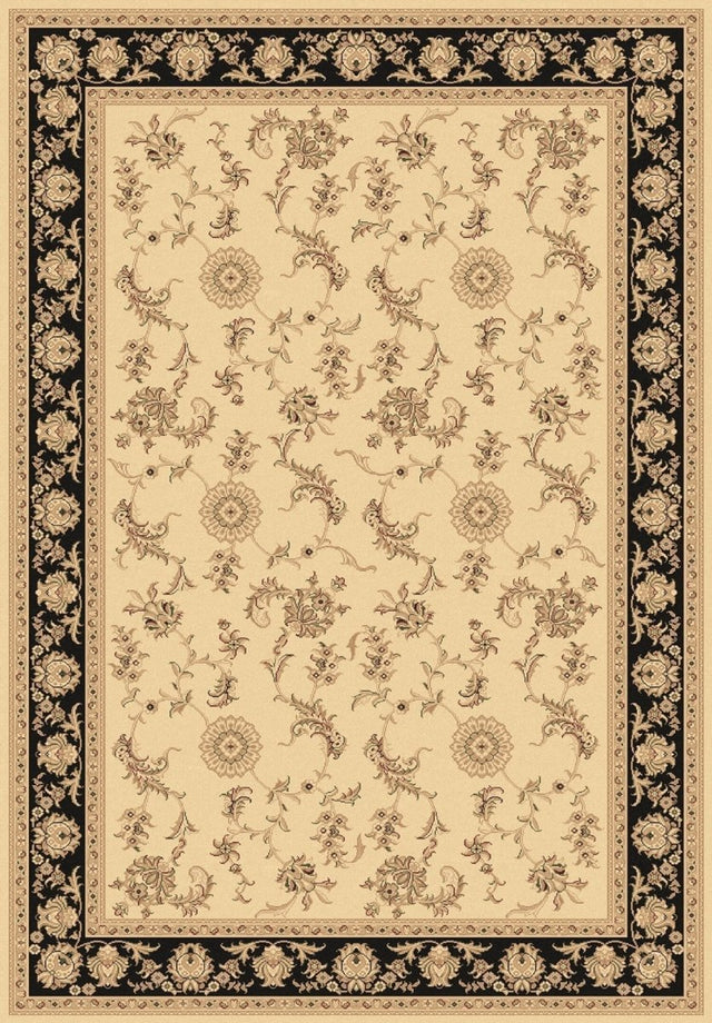 Dynamic Rugs Legacy 58017 Ivory  /  Black Rugs.