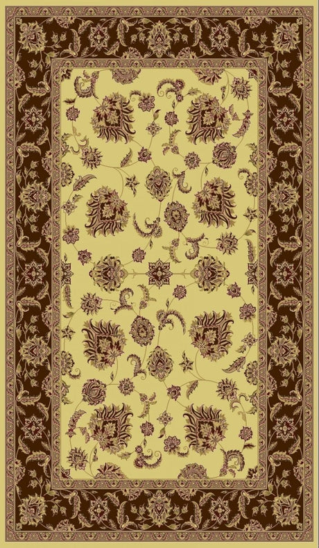 Dynamic Rugs Legacy 58020 Cream  /  Brown Rugs.