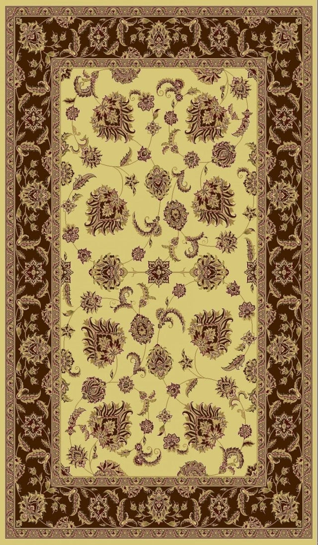 Dynamic Rugs Legacy 58020 Cream  /  Brown Rugs.