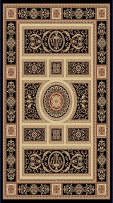Dynamic Rugs Legacy 58021 Black Rugs.